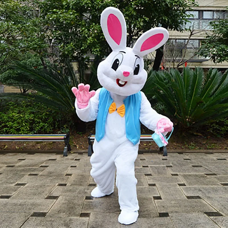 

Easter Bunny Mascot Costume Animation Rabbit Cosplay Birthday Party