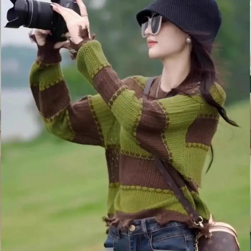 

sweater knit Knitwear Woman clothes winter 2025 Women's sweater Pullover Winter clothes woman tops cozy hot sale