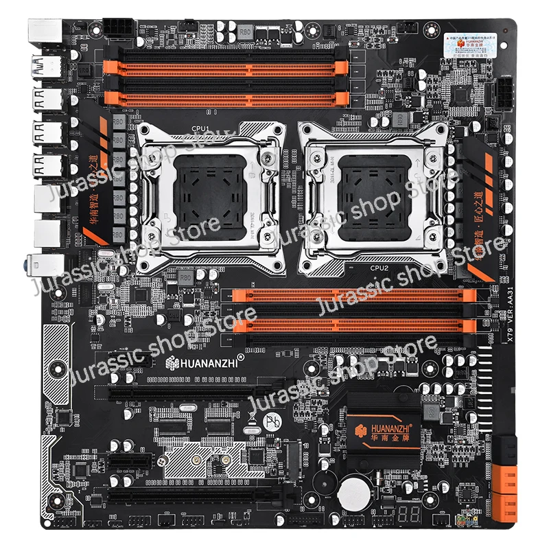 

South China Gold X79-8D Dual Main Board CPU Set 2011 Needle Studio Virtual Machine Open E5 2680V2
