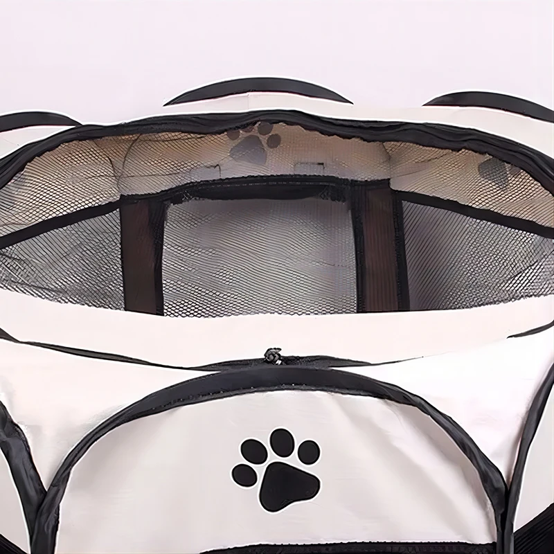 Portable Foldable Pet Tent Kennel Octagonal Fence Puppy Shelter Easy To Use Outdoor Easy Operation Dog Cages Cat Fences