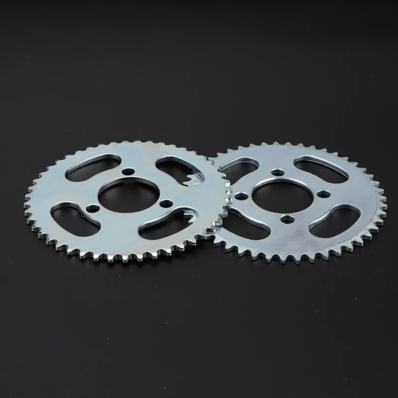 Electric Scooter Sprocket 25H 47T Sprocket 3/4 Holes Rear Sprocket Steel Electric Scooter Sprocket Replacement Accessory