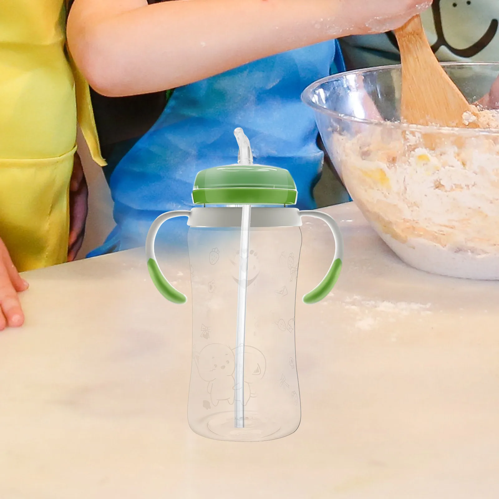 

6x160mm Silicone Straws for Kids Water Bottles Soft Tubes Toddler Sippy Cup Accessories Reusable Dishwasher Safe Portable