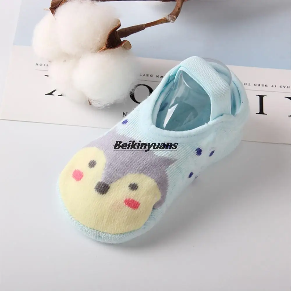 Baby Socks Anti Slip Newborn Cartoon Terry Cotton Children Autumn Winter Non-slip Socks Dispensing Hot Baby Socks