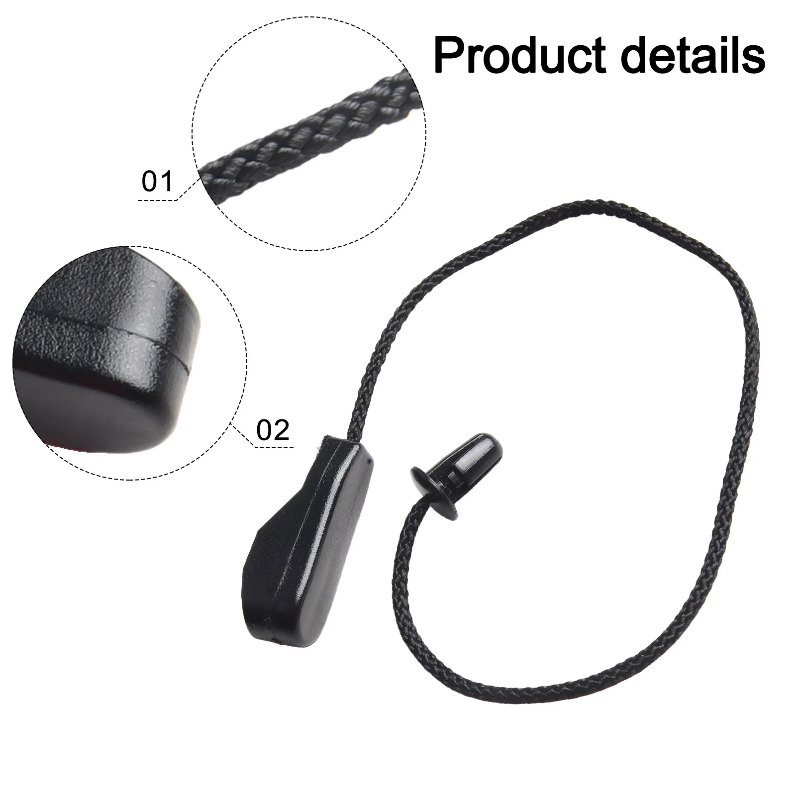 Rear Parcel Shelf String Auto Parts Accessories ABS Material Easy Installation Non-Deformation BHN968315A