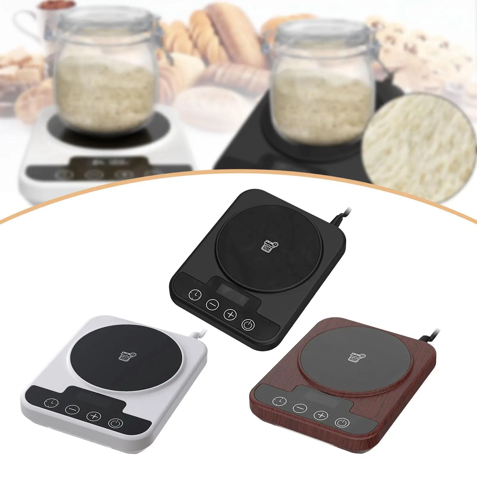 

Погреватель для закваски с таймером 0–12 часов, профессиональный прецизионный подогревающий коврик для запекания йогурта, подарки на новоселье