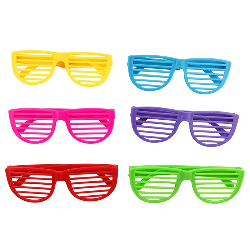 6pcs Fun Louver Glasses Makeup Ball Birthday Party Fun Favorite Gifts for Guests