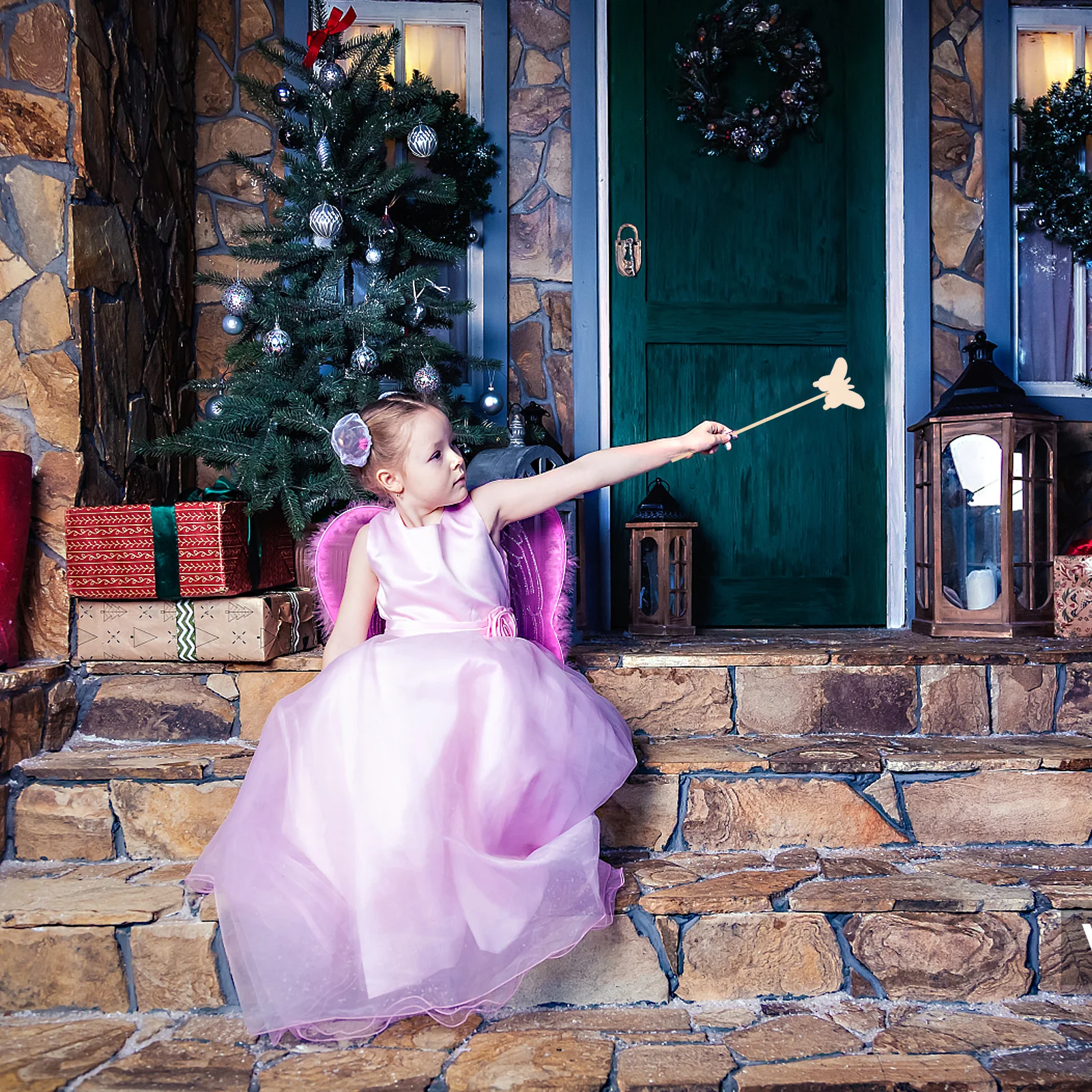 

10Pcs Wooden Fairy Wand Stick DIY Coloring Graffiti for Kids Hand Painted Drawing Activity Imagination Development