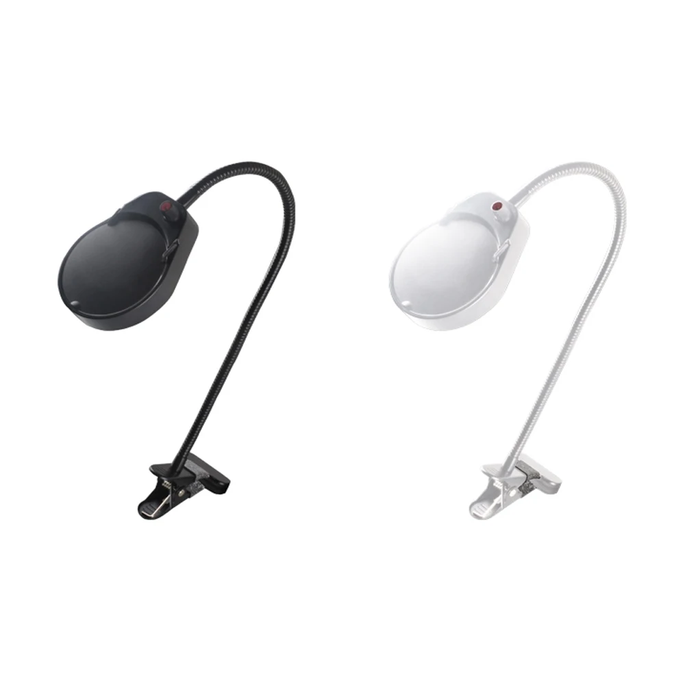 5X LED Magnifying Lamp Metal Clamp Swing Arm Desk Lamp Stepless Dimmin,Magnifier LED lamp WITH 100mm Diameter Lens