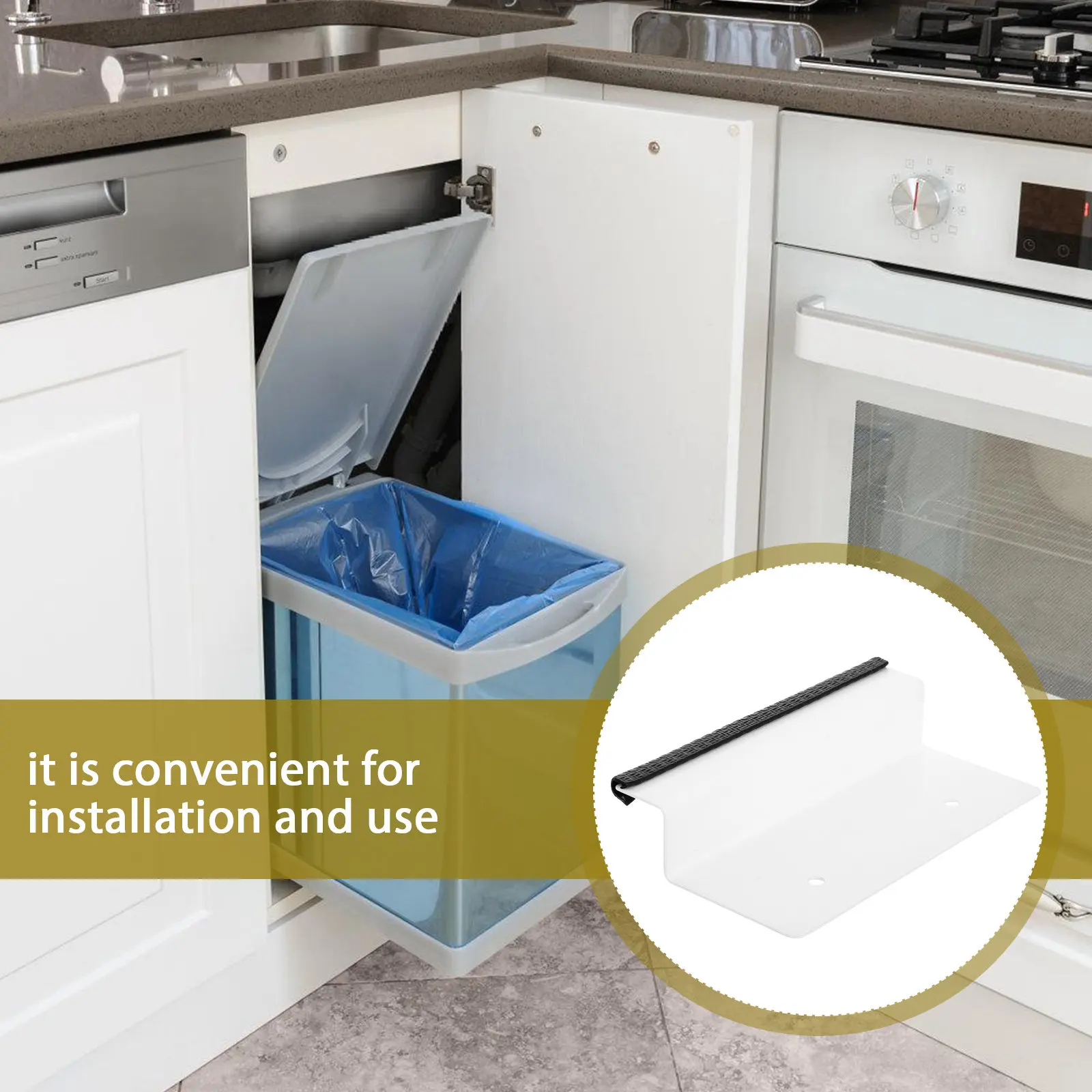 Cabinet Foot Pull For Trash Drawer Touchless Opener Drawers Bins Hardware Handle For Home Office portable foot pull handle board