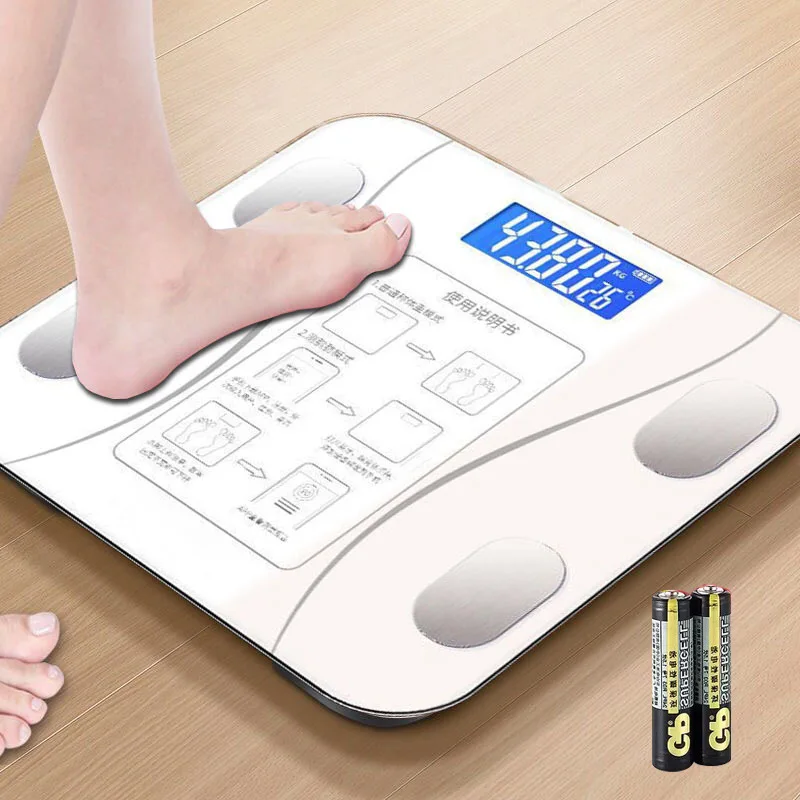 

Intelligent Body Fat Scale with Bluetooth Digital Bathroom Weight Scale High-precision BMI Measurement with Home Health Tracking