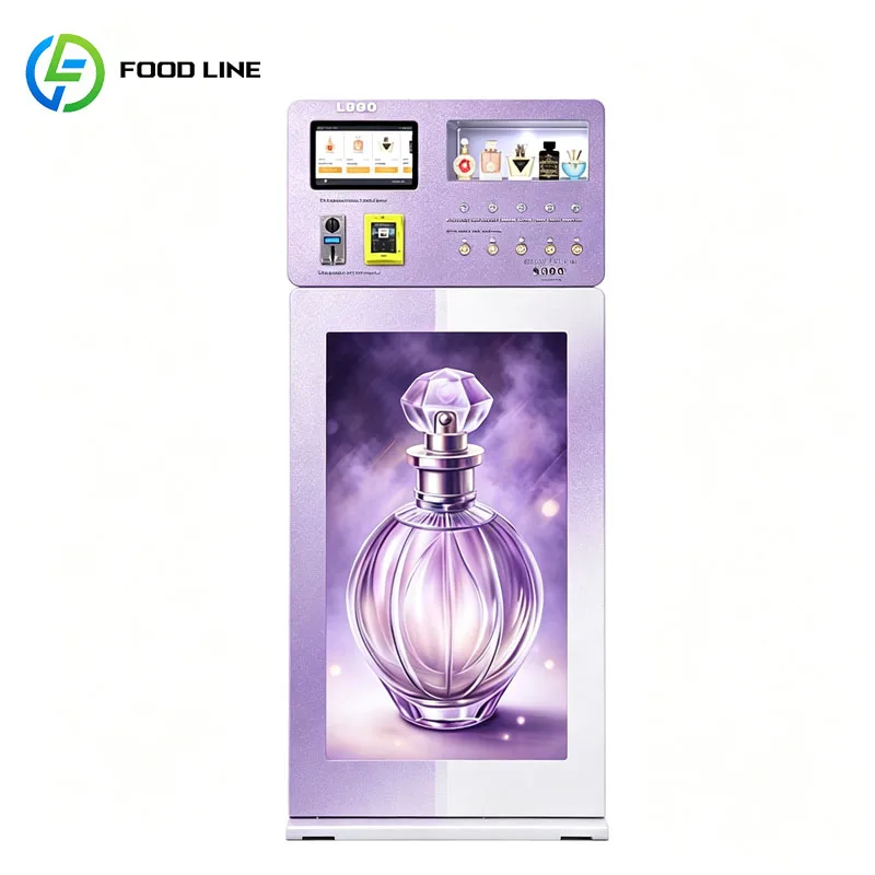 Perfume Vending Machine Commercial Scent Sampling Kiosk Automatic Fragrance Spray Retailer Customized