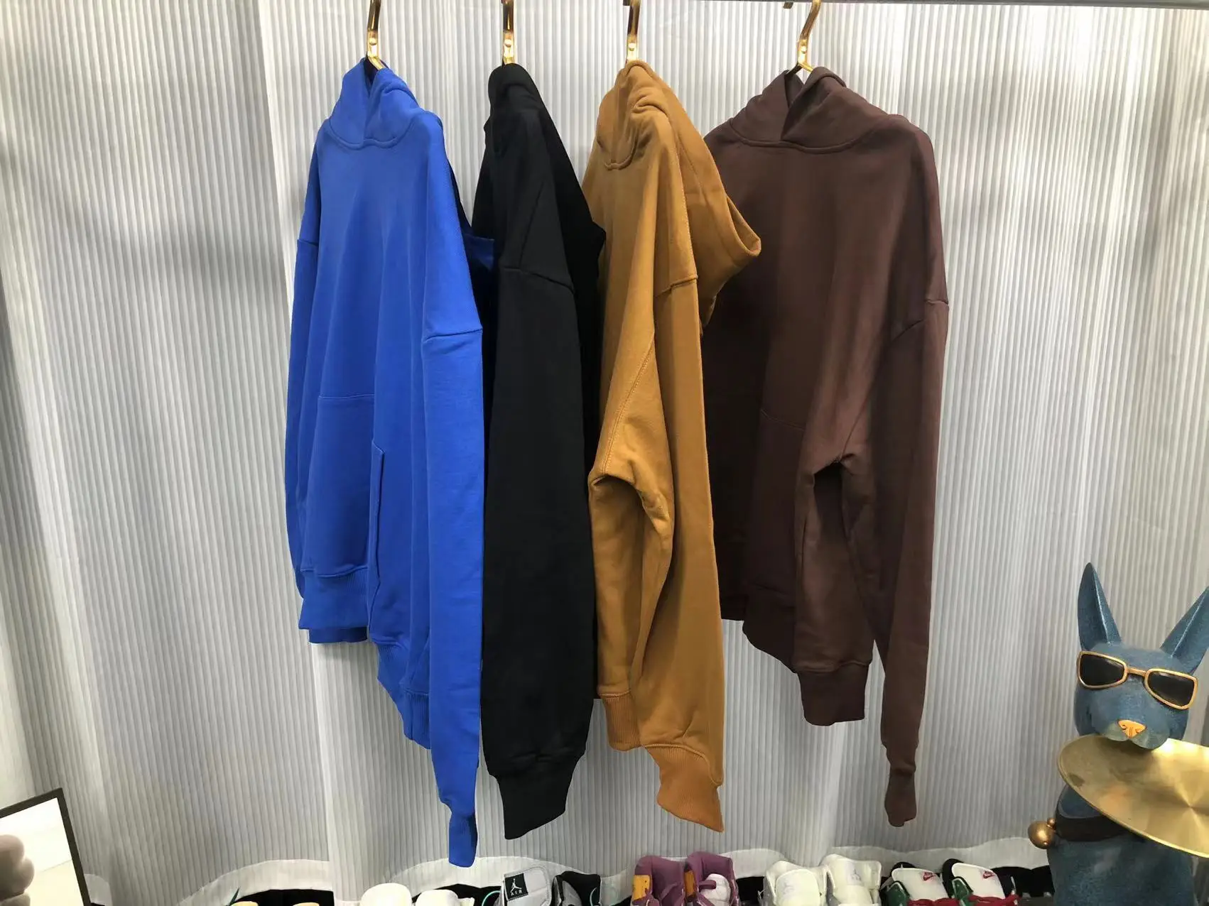 2023fw Black Season 6 Hoodie Men Women Thick Heavy Kanye West Hoody Hip Hop Ye Sweatshirts Terry Pullovers Inside Label