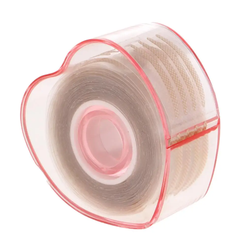 이중 눈꺼풀 스트립 투명 섬유 눈꺼풀 스티커 메이크업 도구 반짝이는 아이라이너 컬러드 아이 콘택트