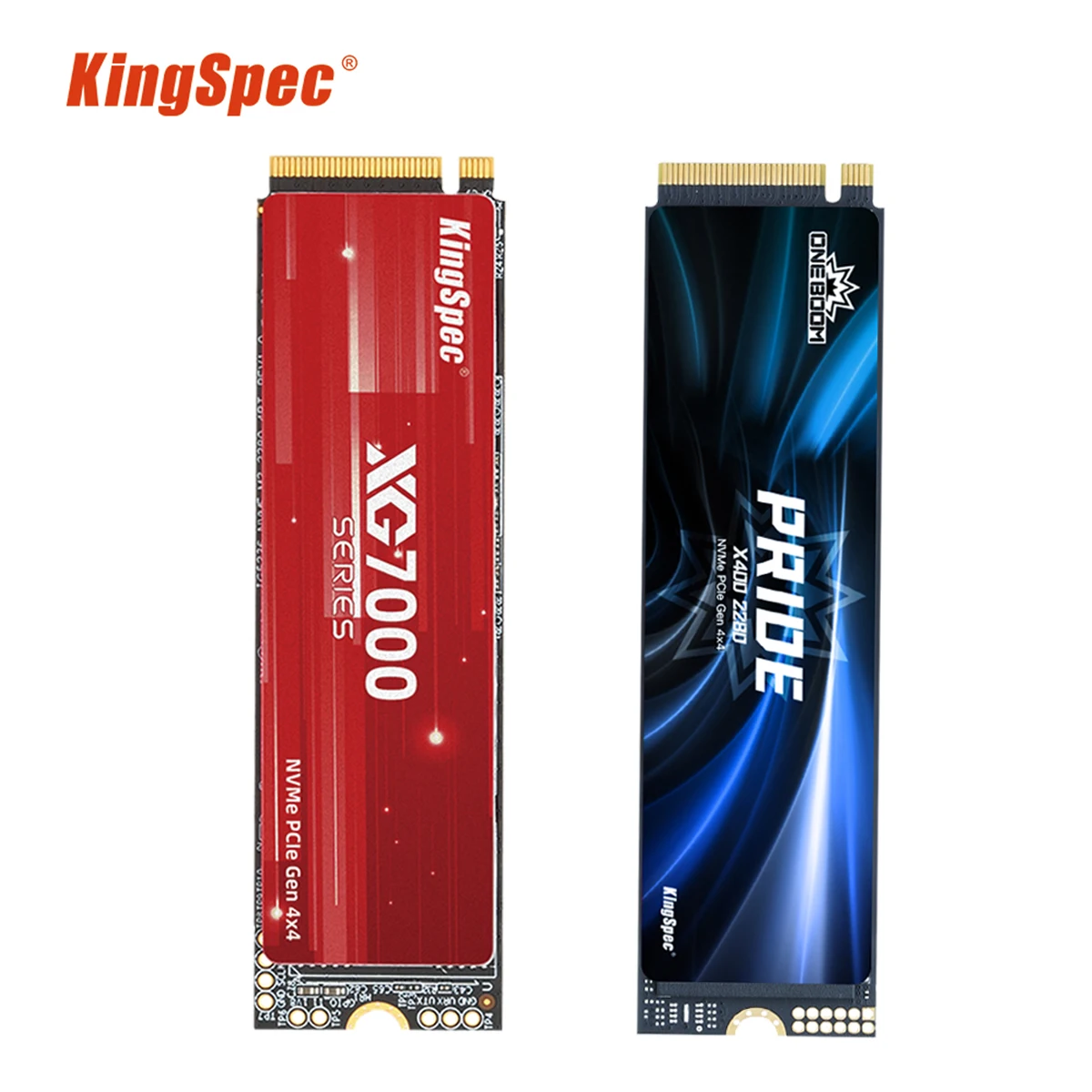 KingSpec M2 PCIe4.0 NVMe SSD 7400MB/s 512gb 1TB 2TB Gen4 SSD M.2 Drive Solid SSD Disk Hard Drive HD NMVE for Desktop PS5
