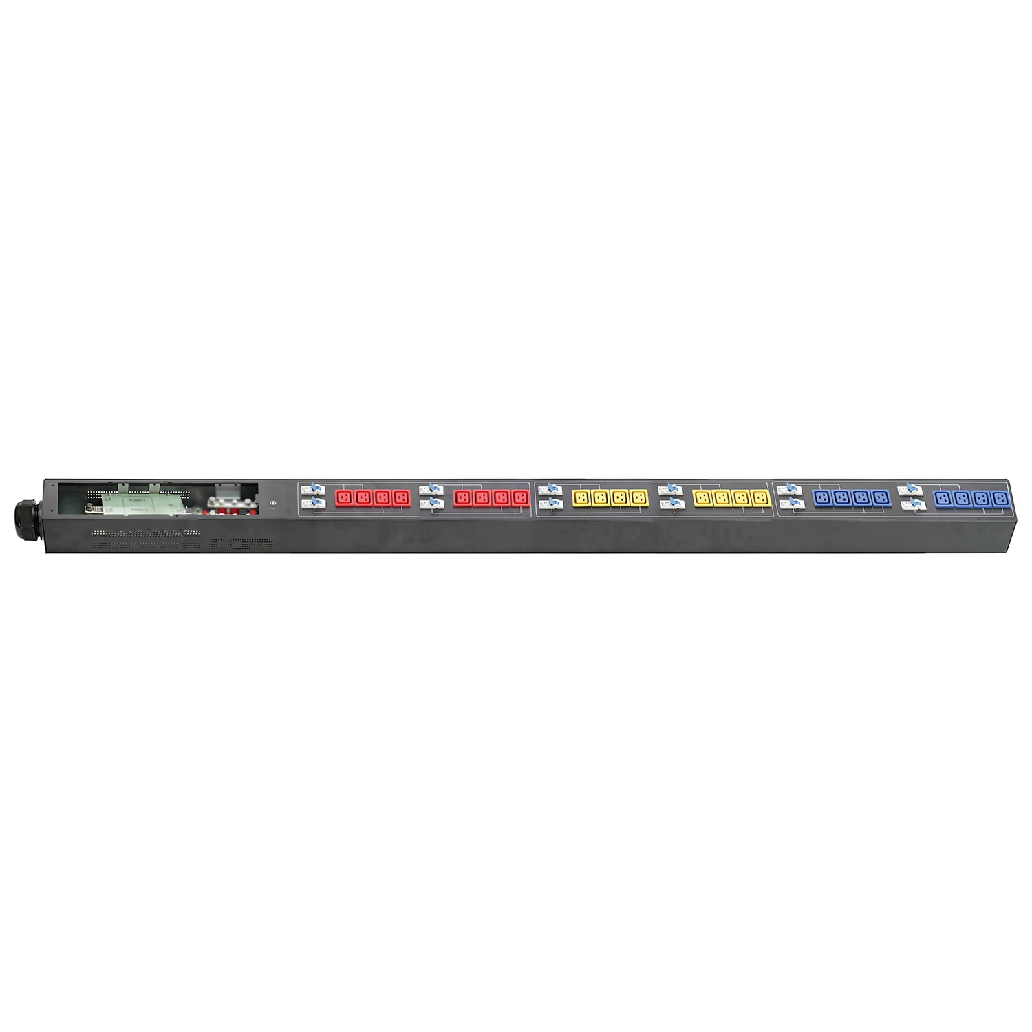 160A 415V 240V IP PDU 24 Ports C19 Switched Rack Mount 3 Phase Power Distribution Unit PDU