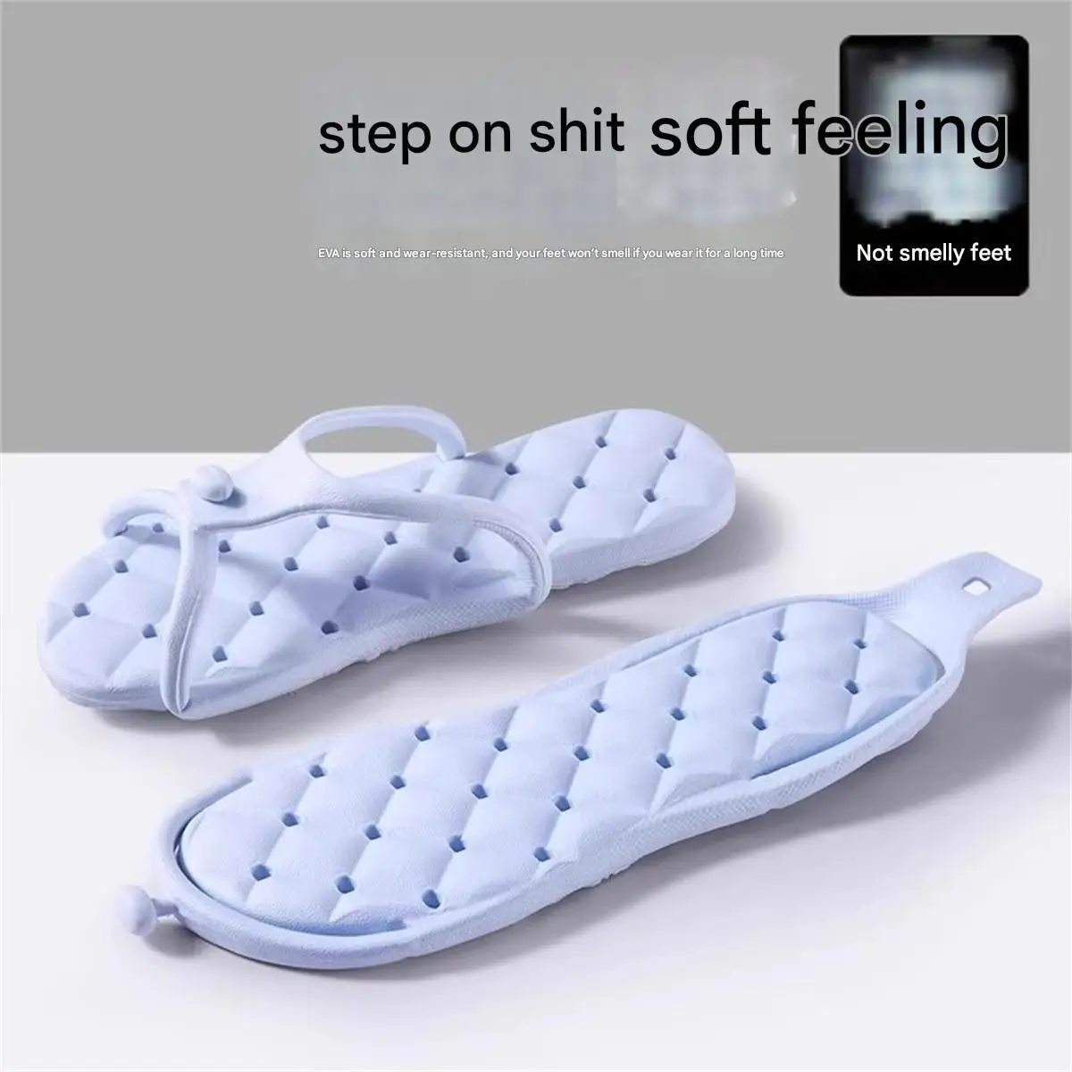 New unisex travel portable foldable slippers for hotels, business trips, bathrooms, non-slip flip-flops, home sandals