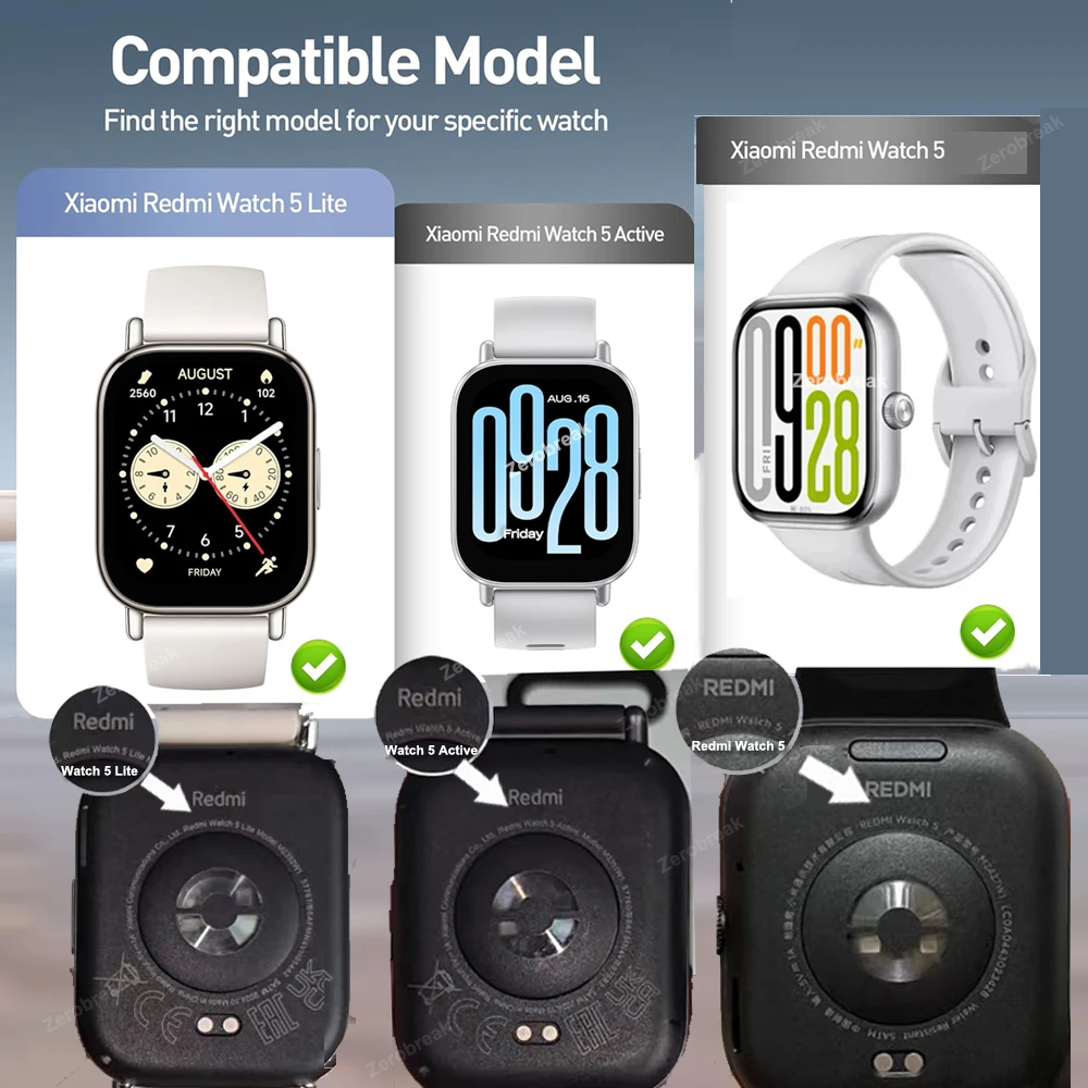 Мягкий защитный чехол из ТПУ для экрана Xiaomi Redmi Watch 5/5 Active/Lite, чехол из закаленного стекла для ПК для Redmi Watch 5 Active