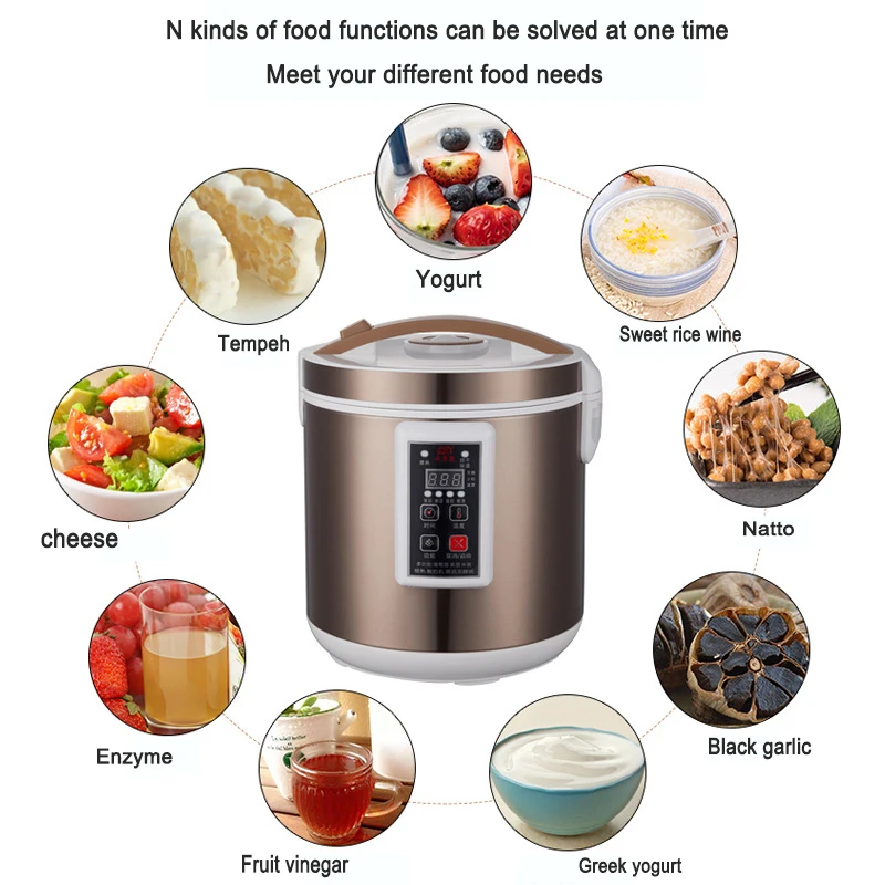 

7.5L Electric Garlic Fermentation Machine for Black Garlic Making Electric Mini Pot Chicken Black Garlic Machine