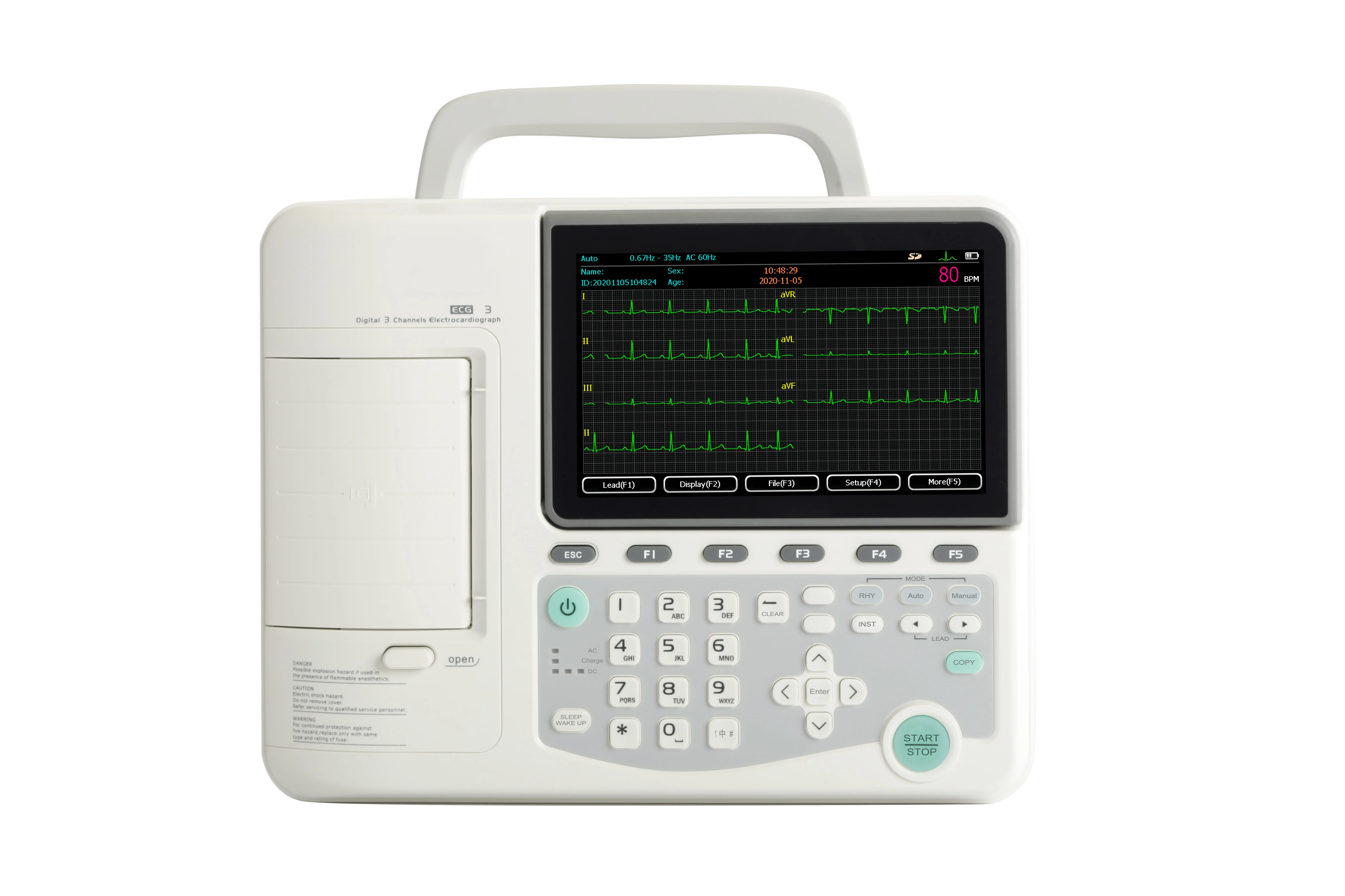 Machine Animal Veterinary Foranimal Hospital  Electrocardiograph for Animals VET Portable Electrocardiograph