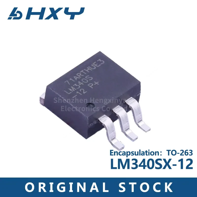 5Pcs   LM340SX-12 TO 263-3 original silk screen LM340S-12 linear voltage regulator IC