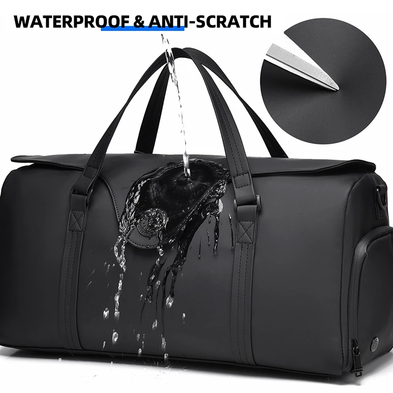 Men's Fitness Swimming Gym Yoga Handbag Dry Wet Shoe Packet Travel Camping Shoulder Bag Business Trip Large Luggage Storage Bag