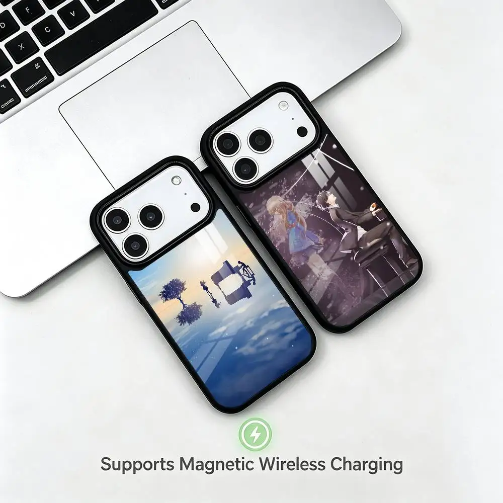 Your Lie in April gift Phone Case For iPhone17,16,15,14,13,12,11 Plus,Pro Supports Magnetic Wireless Charging