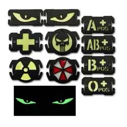 Tactical Light Marker Glow In Dark Patch Safety Signal Luminous Identification Panel Outdoor Backpack Plate Carrier Accessories