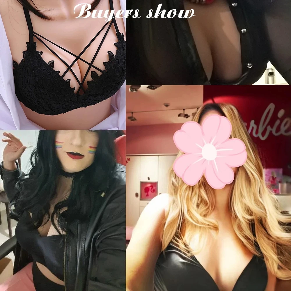 ثدي مزيف ضخم واقعي من السيليكون الاصطناعي أشكال ثدي كاذبة للمتحولين جنسيا اسحب الملكة شيميل كروسدرسر متخنث سيسي #2