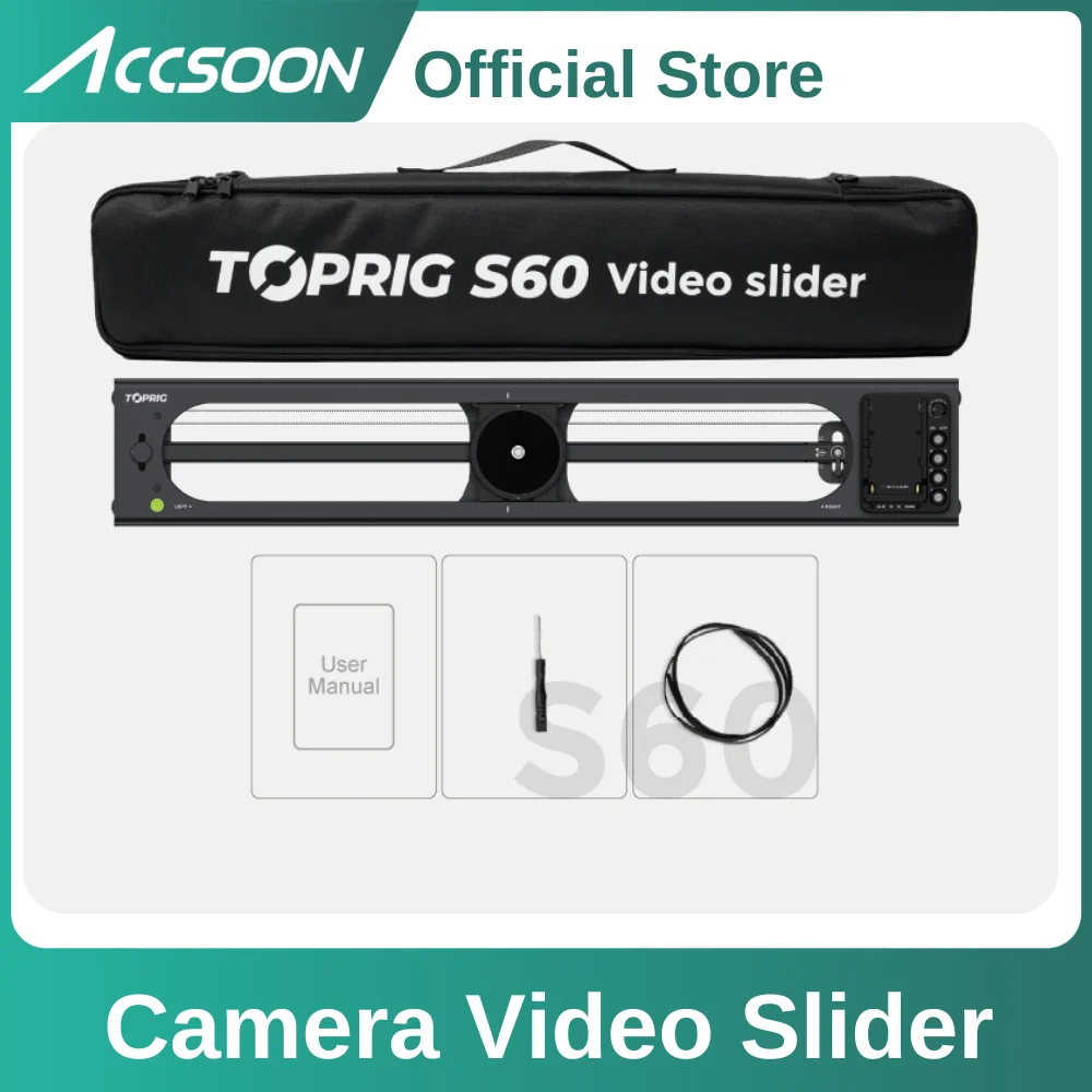 

Camera Slider S61 Video Motor Track Automatic Stabilization Low Noise With APP Control for DSLR Portable Shooting