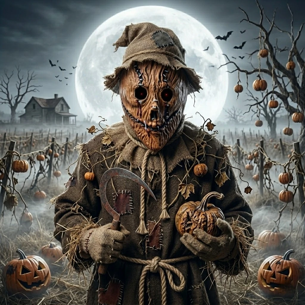 Gruselige Kürbis-Latexmaske, Ganzkopf-Jack-O'-Lantern-Horrorgesicht, Erwachsenen-Halloween-Cosplay-Party, Spukhaus-Kostümrequisite