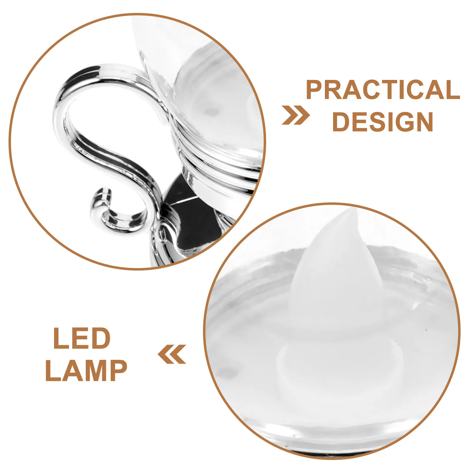 Cup Lamp Vintage Electronic LED Decorative Light Retro Household Night Lamp Xmas Party Ornament Energy Saving Decoration