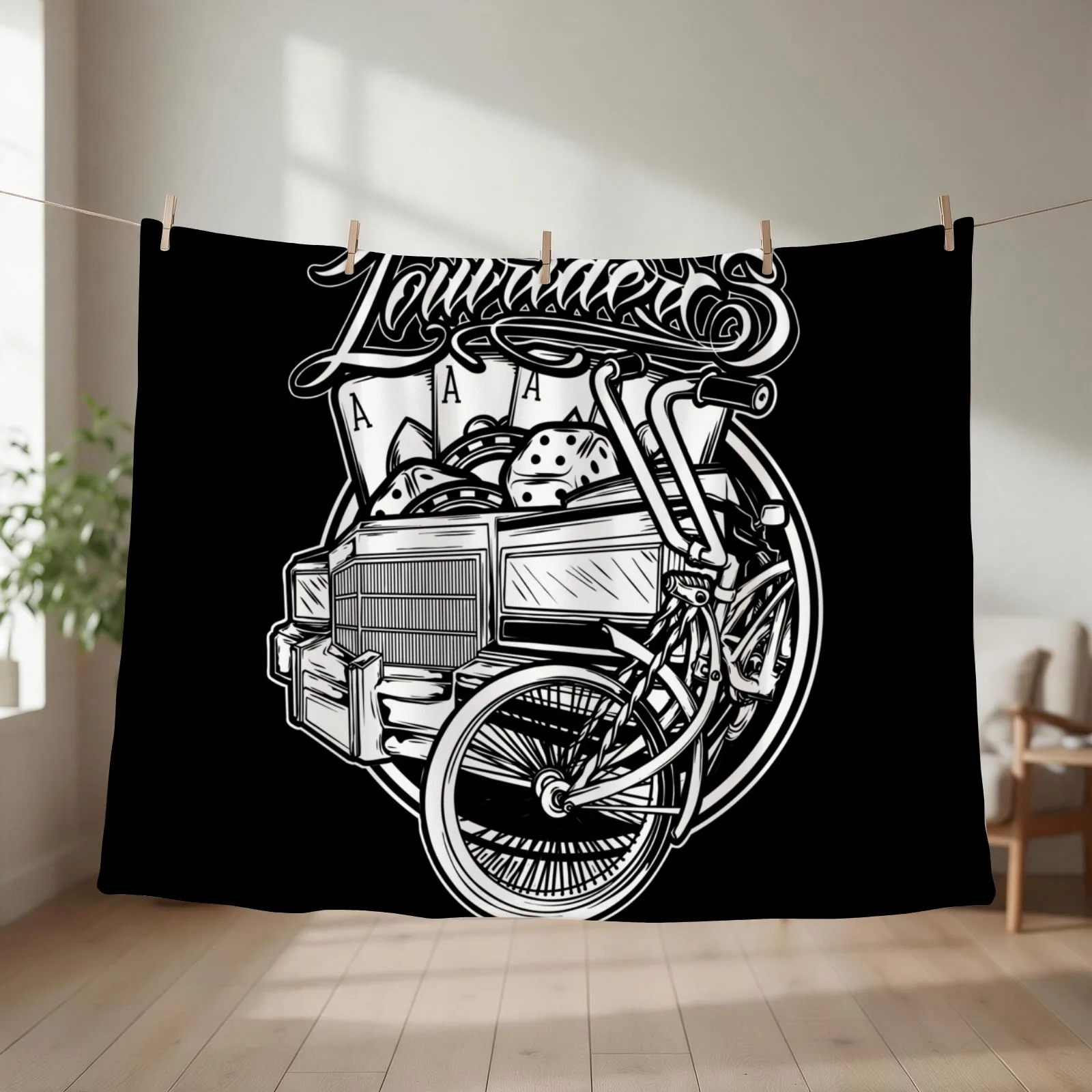 LOWRIDERS Throw Blanket couch cozy soft plush fuzzy picnic outdoor blanket