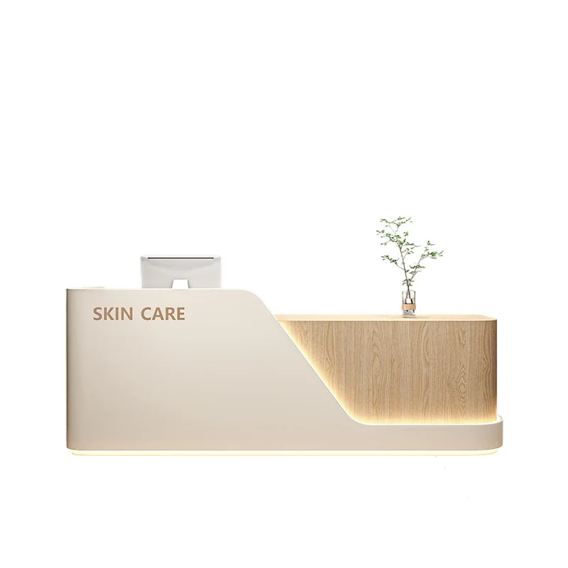 

Large Reception Desks Beauty Aesthetics Luxury Modern Reception Desks Computer Salon Empfangatheke Office Furniture