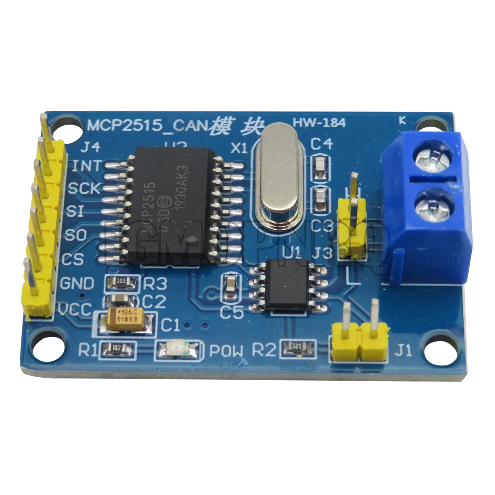 PUMUDDSY MCP2515 5V CAN Bus Module TJA1050 Receiver SPI For Arduino Diy Kit MCU ARM Controller