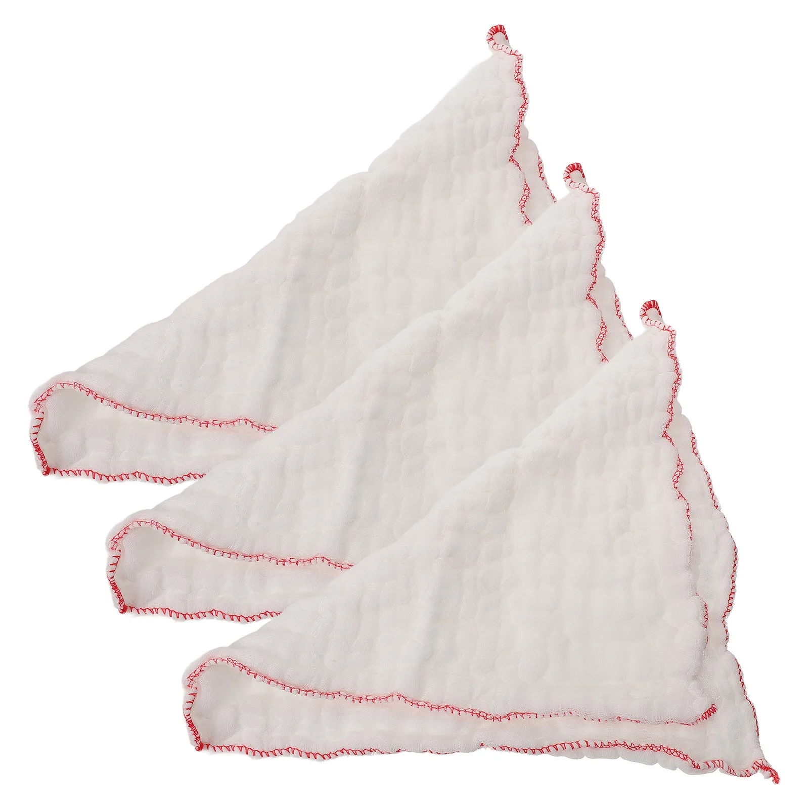 

3Pcs Thickened Cotton Dishwashing Towel Soft Reusable Kitchen Cleaning Cloth for Dishes Cooktop Utensils Scouring Scrubber Dish