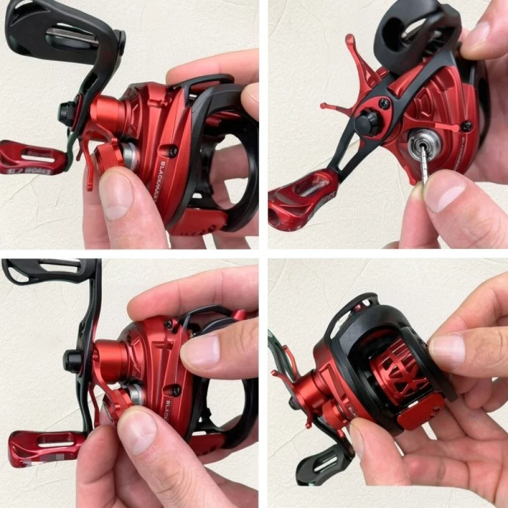 Premium Aluminum Spool For Abu Max4 Max5 Baitcasting Reel Lightweight Shallow Micro Lure Casting High Speed Bearing