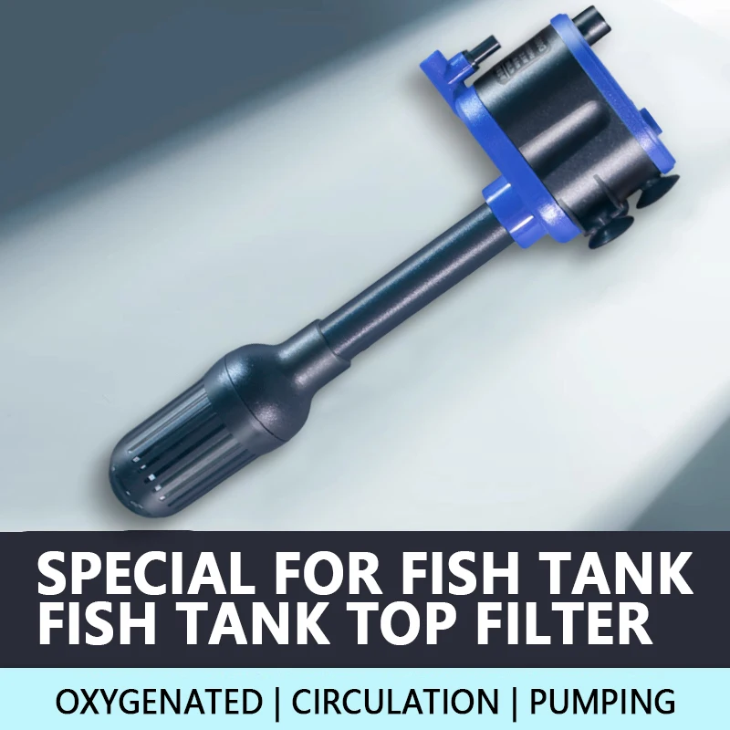 

Fish Tank Top Filter Aquarium 3 In 1 Walter Filter Pump Silent Submersible Water Circulation Pump Non-toxic Aquarium Pump