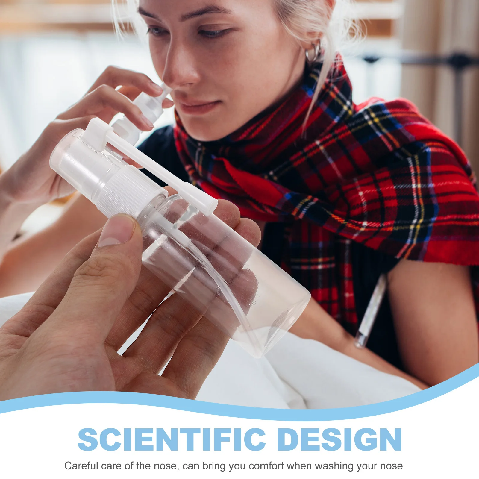 

5Pcs Nasal Spray Bottles Premium Durable Reusable Compact Design Travel Spray Containers Perfect for Camping Nasal Wash Bottle