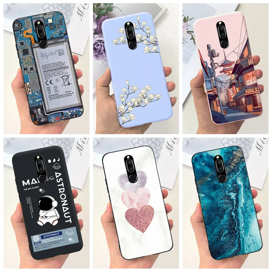 For Huawei Mate 10 Lite Case Lovely Heart Patterns Soft Silicone Funda Back Cover For Huawei G10 Nova 2i Maimang 6 RNE-L21 Shell