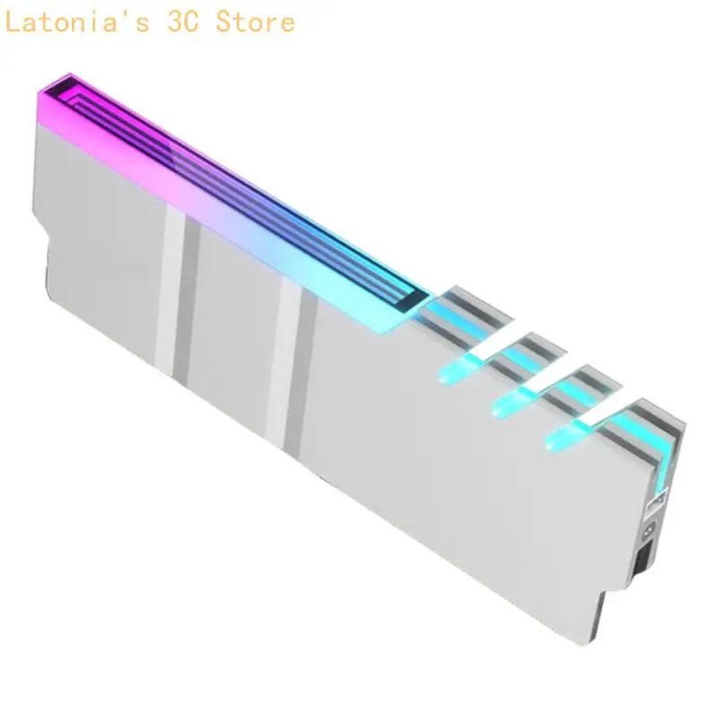 Hochleistungs-DDR4-DDR5-ARGB-Kühler für Speichermodule mit Aluminiumkonstruktion X3UB – Detail 2