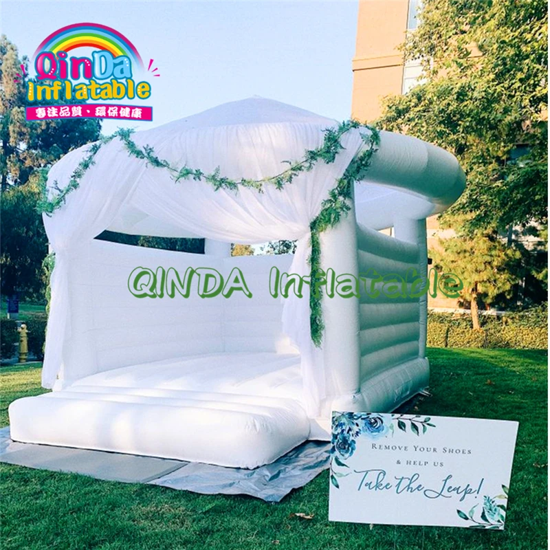 

Best Quality Inflatable White Bouncer Wedding Castle For Sale ,Inflatable Bouncer Used For Wedding Decoration.