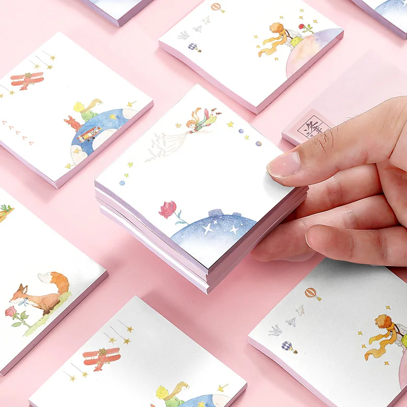 INS Vento Sticky Note Book Adesivos, Bloco de notas bonito do estudante, Creative N Times Memo Note Pad, CYBQ277, 1 Pc