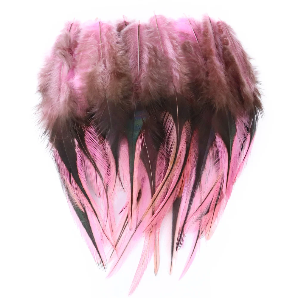 50pcs Natural Chicken Feathers 10-15cm Soft Dyeing Feather for Crafts Rooster Plumas DIY Jewelry Dream Cather Earring Decoration