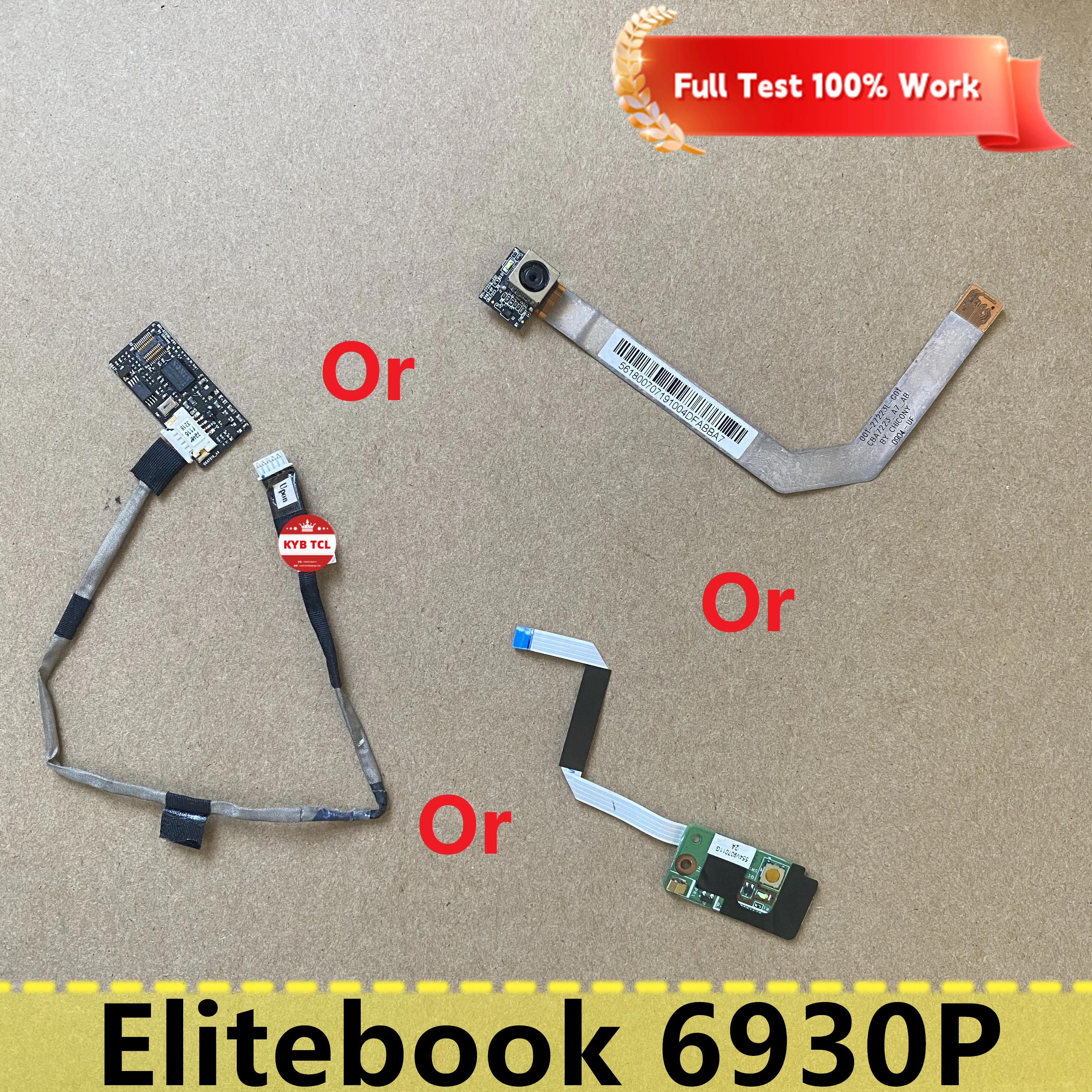 For HP EliteBook 6930p Power Switch Board Or Internal Webcam Camera Board 001-07223L-G01 554V907011G 07615-2 48.4V912.021