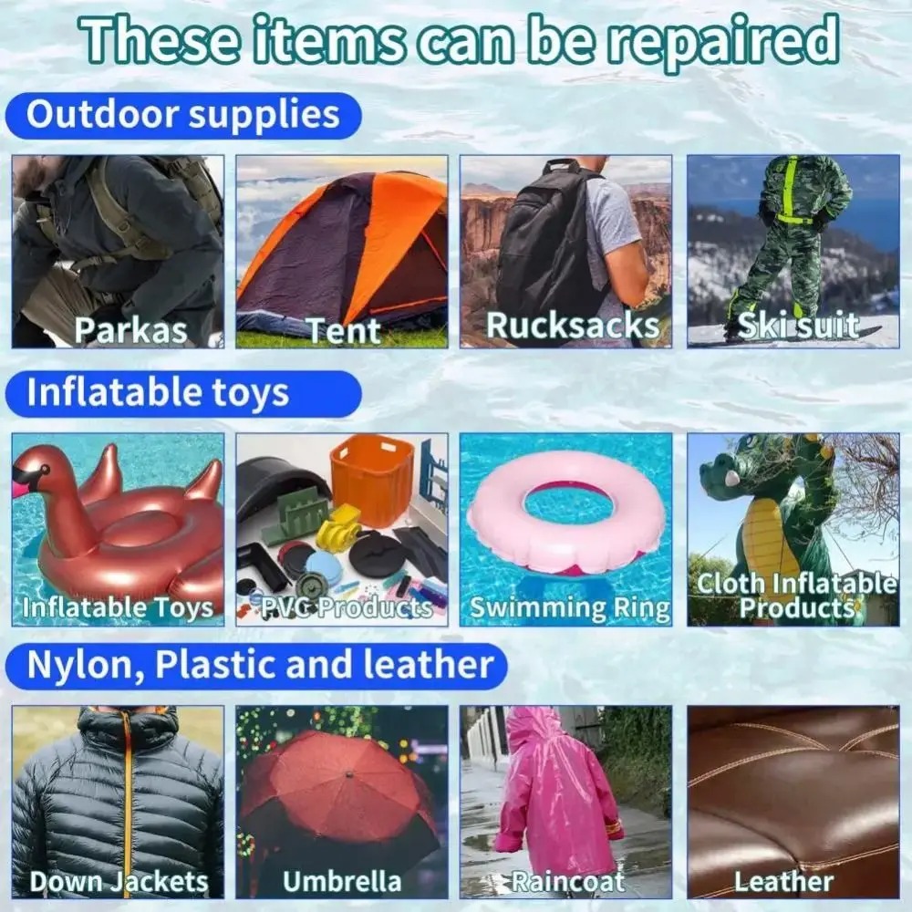 

1 Roll Multifunction TPU Swim Ring Repair Patches Swim Pool Float Tent Inflatable TPU Tape Repairing Kit Repairing Patches