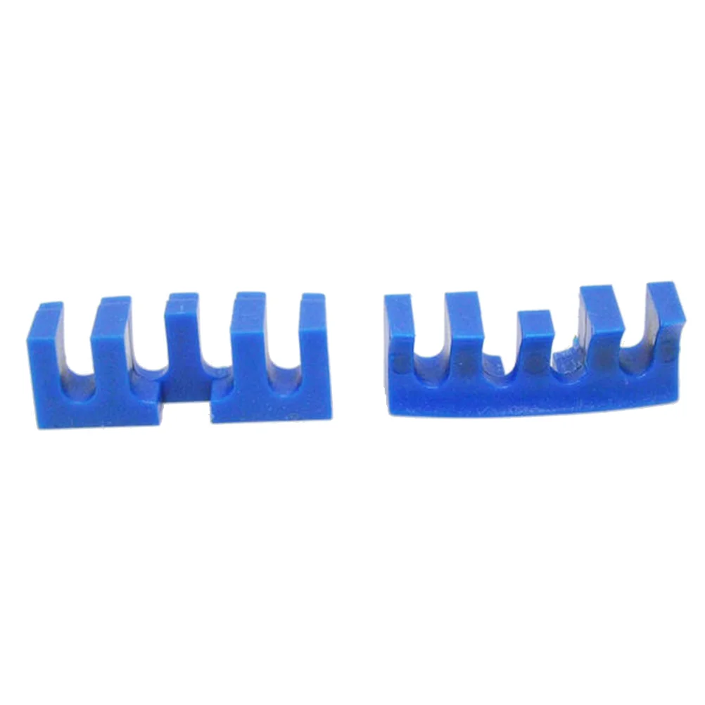 

2 PCS Threading Machine Accessories High Pound Protector Badminton Racket Stringing Reducer Pulling Blue