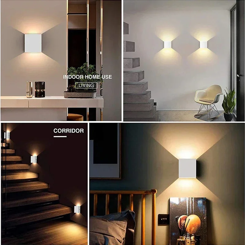 

Northern Europe Modern Minimalist Led Bedroom Bedside Lamp Staircase Corridor Lamp Living Room Tv Art Background Wall Lamp