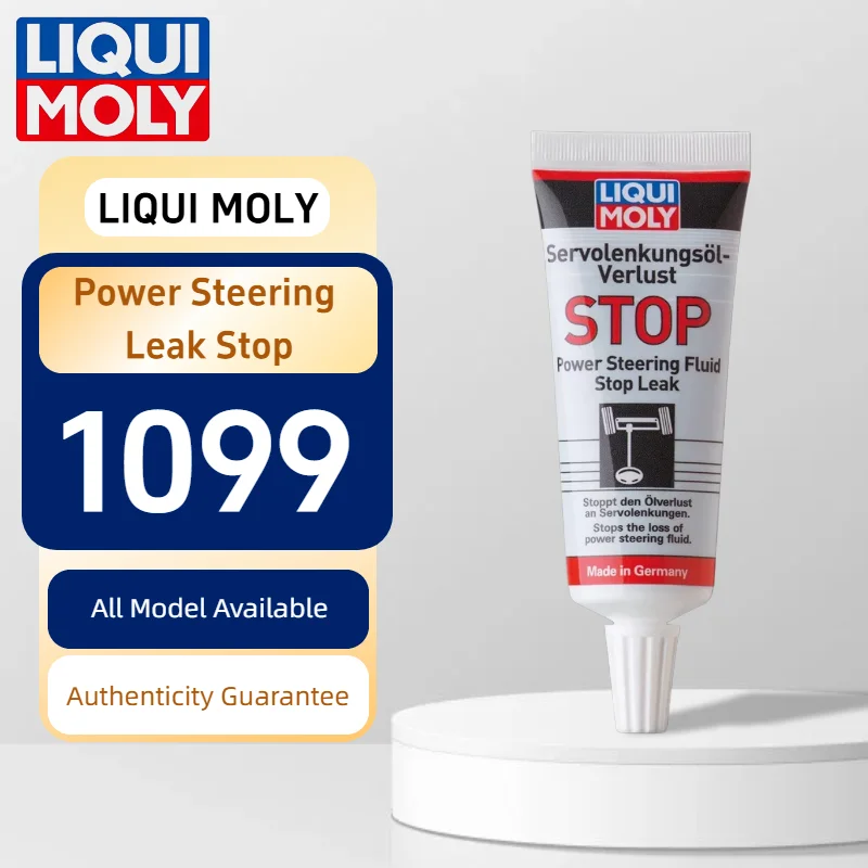 Original LIQUI MOLY 1099 Power Steering Stop Leak – Quiets Noise Stops Oil Loss Restores Seals Concentrated 35ML