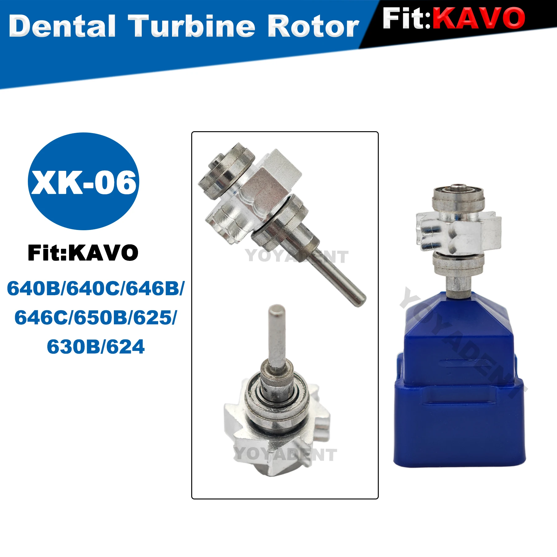 

Dental Turbine Cartridge RotorFor KAVO 640B/640C/646B/646C/650B/625/630B/624 High Speed Handpiece