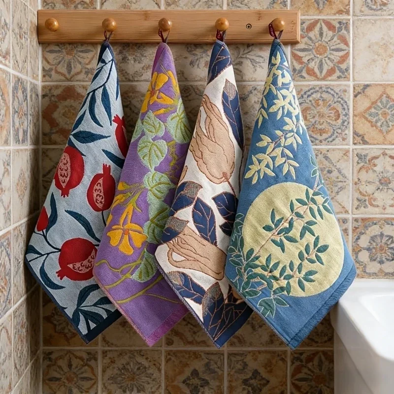 34x40cm 4Layer Cotton Gauze Cloth Pure Cotton Quick Dry Tea Towel Kitchen Cleaning Hand Towel Household Restaurant Daily Supplie
